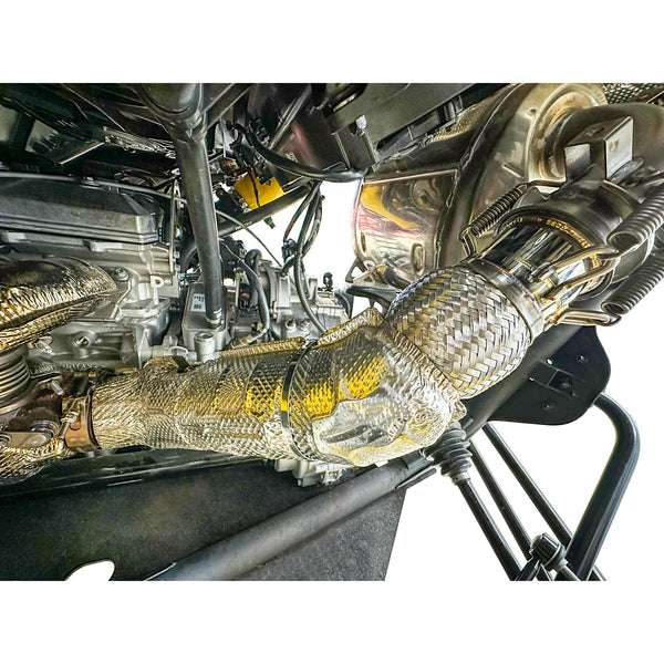 RPM Powersports Can Am Maverick R Turbo 3” Big Mouth Mid Pipe