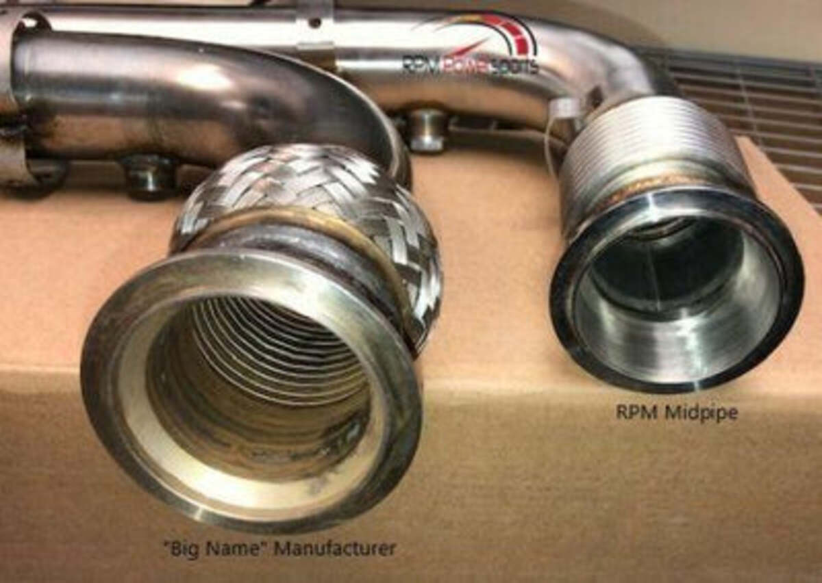 RPM Powersports Can Am X3 and X3 Turbo R & RR Cat Delete Bypass - Mid Pipe