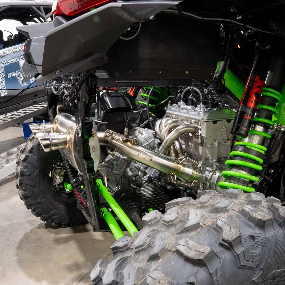RPM Powersports Kawasaki Teryx H2 2.5" Full Exhaust System w/ Chambered Muffler & Optional E-Valve