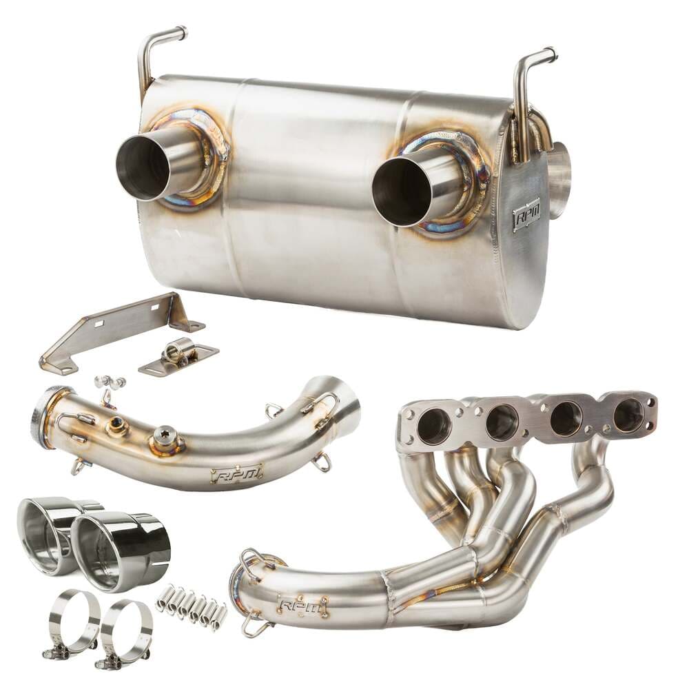RPM Powersports Kawasaki Teryx H2 2.5" Full Exhaust System w/ Chambered Muffler & Optional E-Valve
