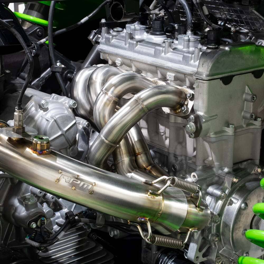 RPM Powersports Kawasaki Teryx H2 2.5" Full Exhaust System w/ Chambered Muffler & Optional E-Valve