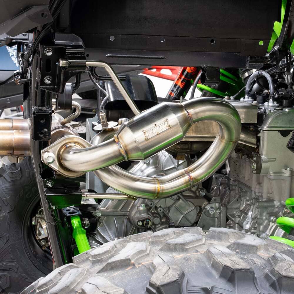 RPM Powersports Kawasaki Teryx H2 Big Mouth Resonated Cat Mid Pipe