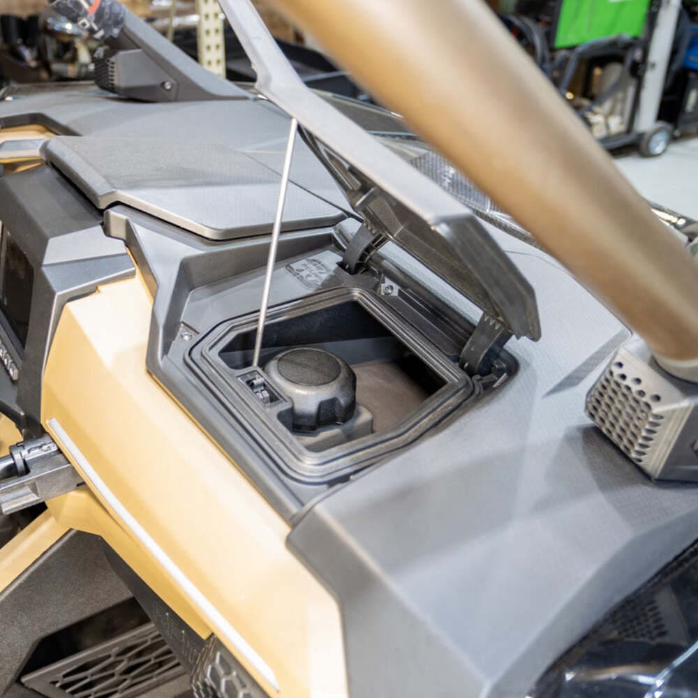 RPM Powersports Polaris RZR Pro R Gallon Auxiliary Dash Mount Fuel Tank