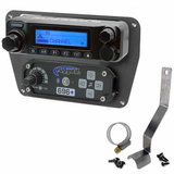 Rugged Radios Can-Am Commander and Maverick Complete Communication Kit with Intercom and 2-Way Radio - Dash Mount