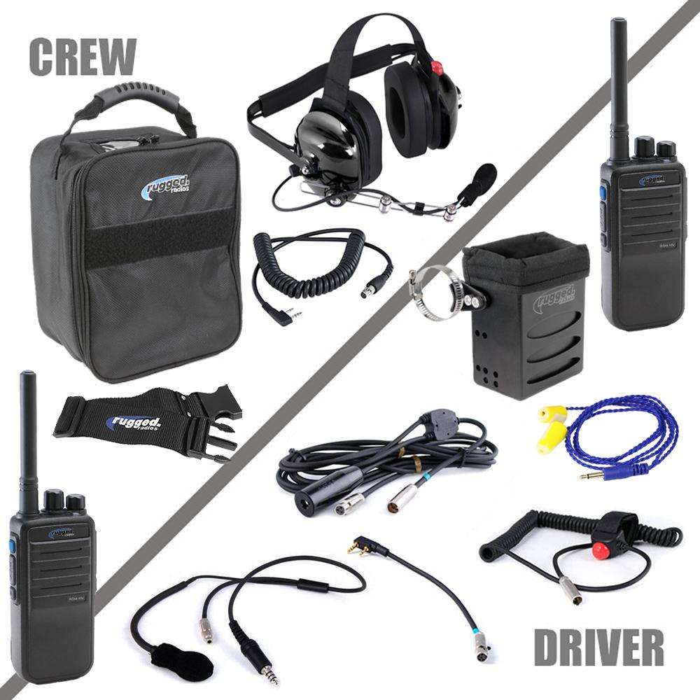 Rugged Radios Complete Team - Digital IMSA 4C Racing System with RDH Professional Handheld Radios