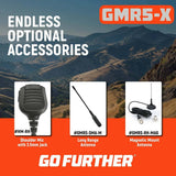 Rugged Radios GMR5-X/ 5W GMRS Handheld Radio - Waterproof w/ XL Battery