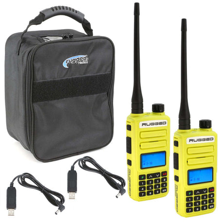 Rugged Radios GO BAG - High Visibility GMR2 PLUS Emergency Radio Bundle