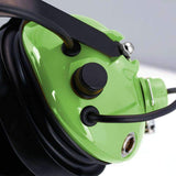 Rugged Radios H42 Behind the Head (BTH) Headset for 2-Way Radios - Green