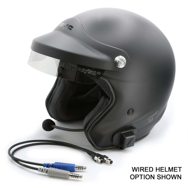 bike helmet with radio Rugged Radios MRC Grudge Open Face Helmet
