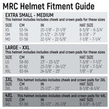 Rugged Radios MRC Grudge Open Face Helmet - UTV Play Helmet