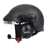 Rugged Radios MRC Opposition Half Helmet With Rail Mounted Headset - Dot