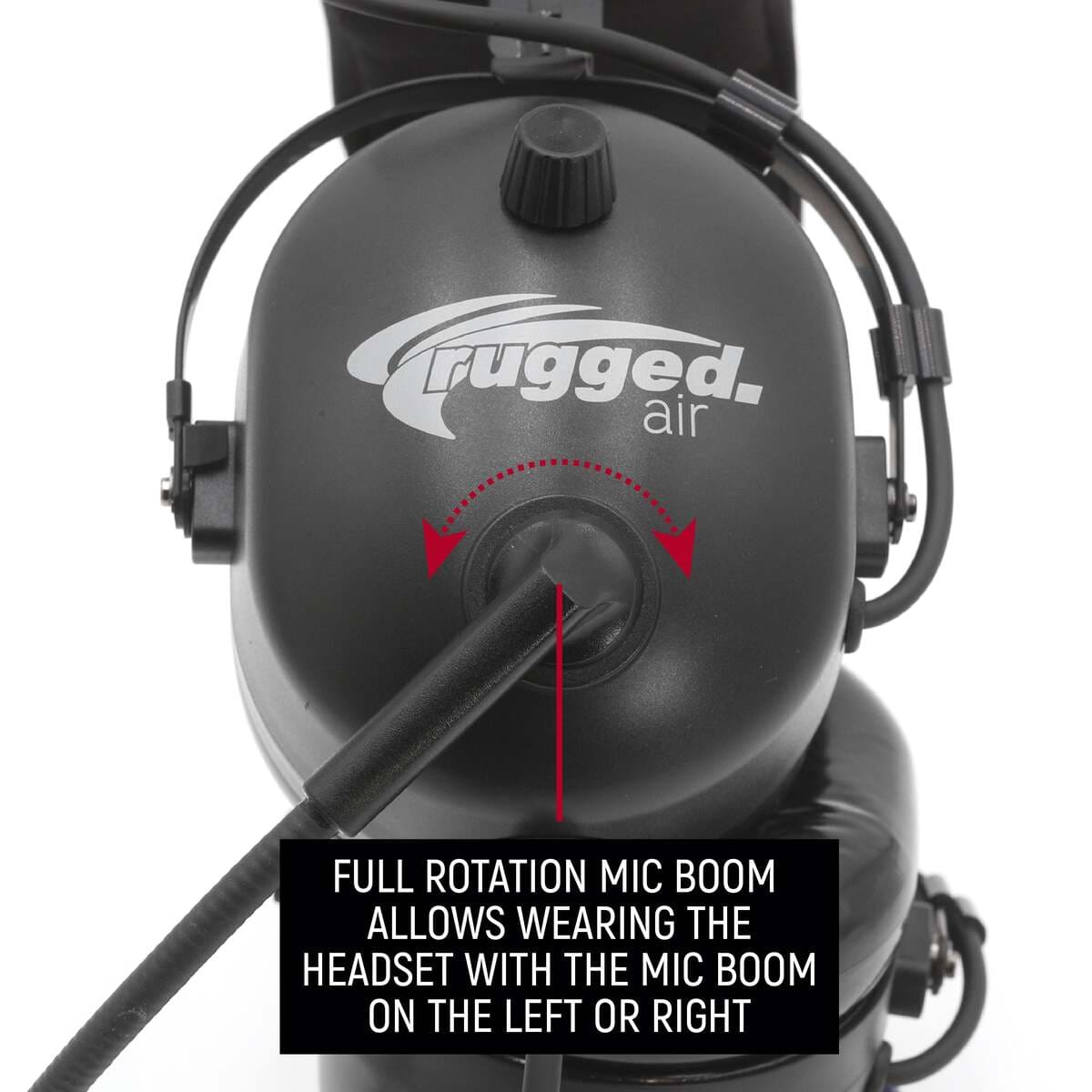 Rugged Radios Polaris General Bluetooth Aviation Headset