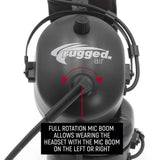 Rugged Radios Polaris General Bluetooth Aviation Headset