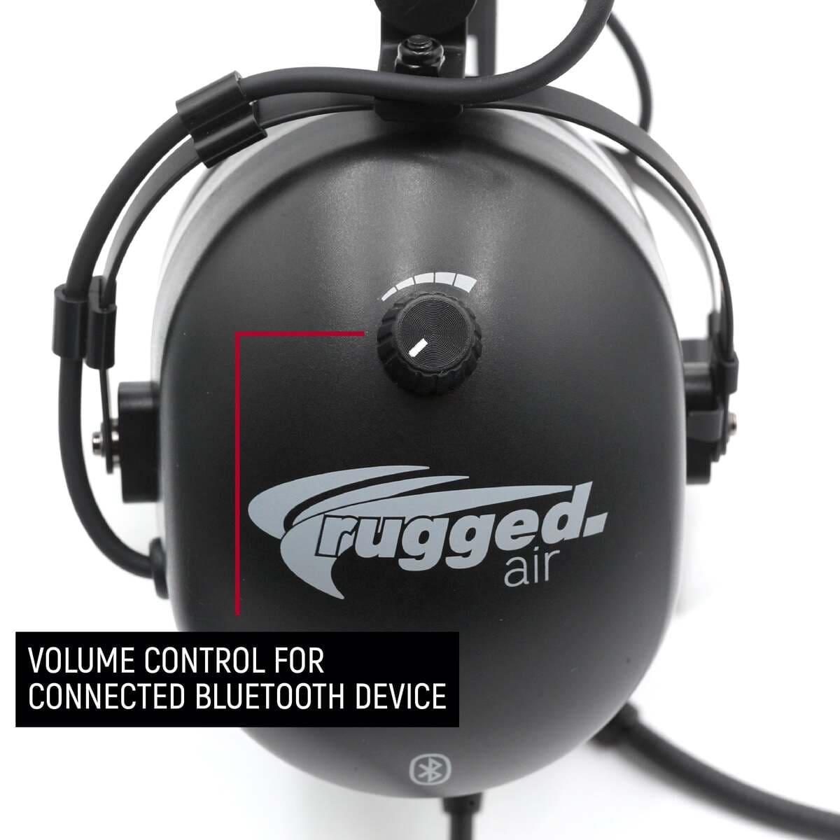 Rugged Radios Polaris General Bluetooth Aviation Headset