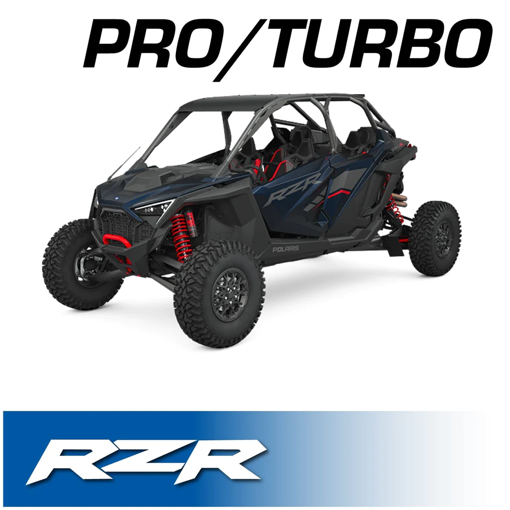 Rugged Radios Polaris RZR PRO XP/Turbo R/Pro R Complete Communication Kit with Intercom and 2-Way Radio