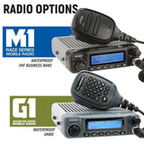 Rugged Radios Polaris RZR XP 1000 Complete Communication Kit w/ Bluetooth Intercom & 2-Way Radio