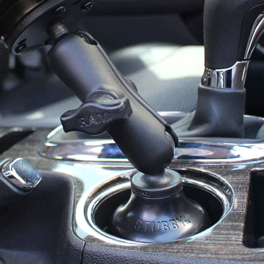 Rugged Radios RAM Stubby Cup Holder Ball Base