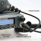 Rugged Radios Rambler G4 GMRS Mobile Radio & Antenna Kit