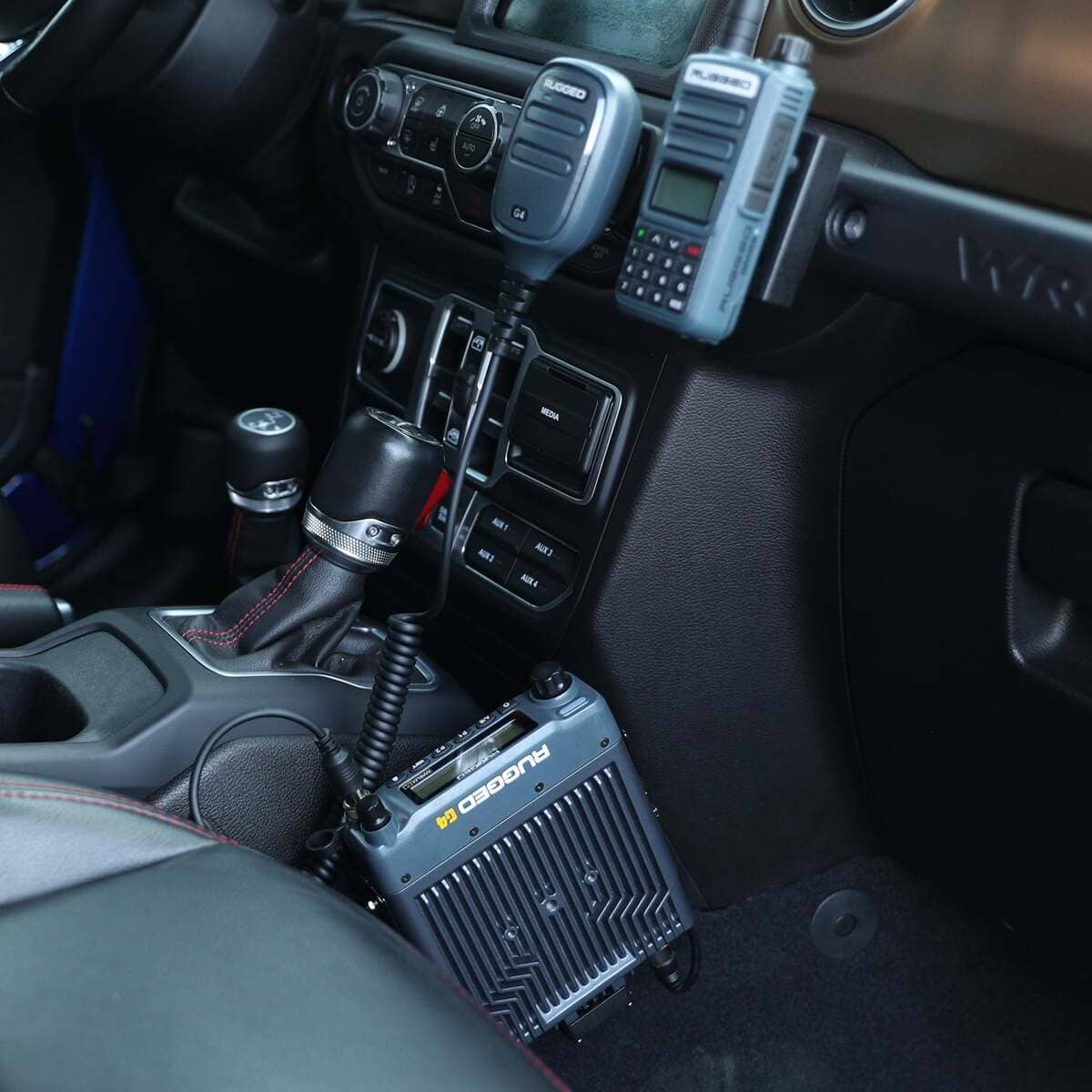 Rugged Radios Rambler G4 GMRS Mobile Radio & Antenna Kit