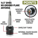Rugged Radios Rambler G4 GMRS Mobile Radio & Antenna Kit