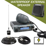 Rugged Radios Rambler G4 High Power GMRS Mobile Radio & External Speaker Kit