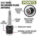 Rugged Radios Rambler G4 High Power GMRS Mobile Radio & External Speaker Kit