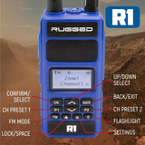Rugged Radios Ready Pack - With Rugged R1 Handheld Radios - Digital and Analog Business Band