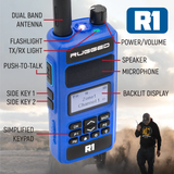 Rugged Radios Ready Pack - With Rugged R1 Handheld Radios - Digital and Analog Business Band