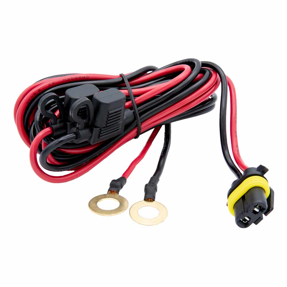Rugged Radios Replacement 8.5' Mobile Radio Power Cable with Waterproof Connector