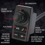 Rugged Radios STX STEREO Remote Head Complete Master Communication Kit w/ Intercom & 2-Way Radio