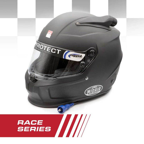 Rugged Radios Wired Offroad Pyrotect SA2025 Midair Race Helmet