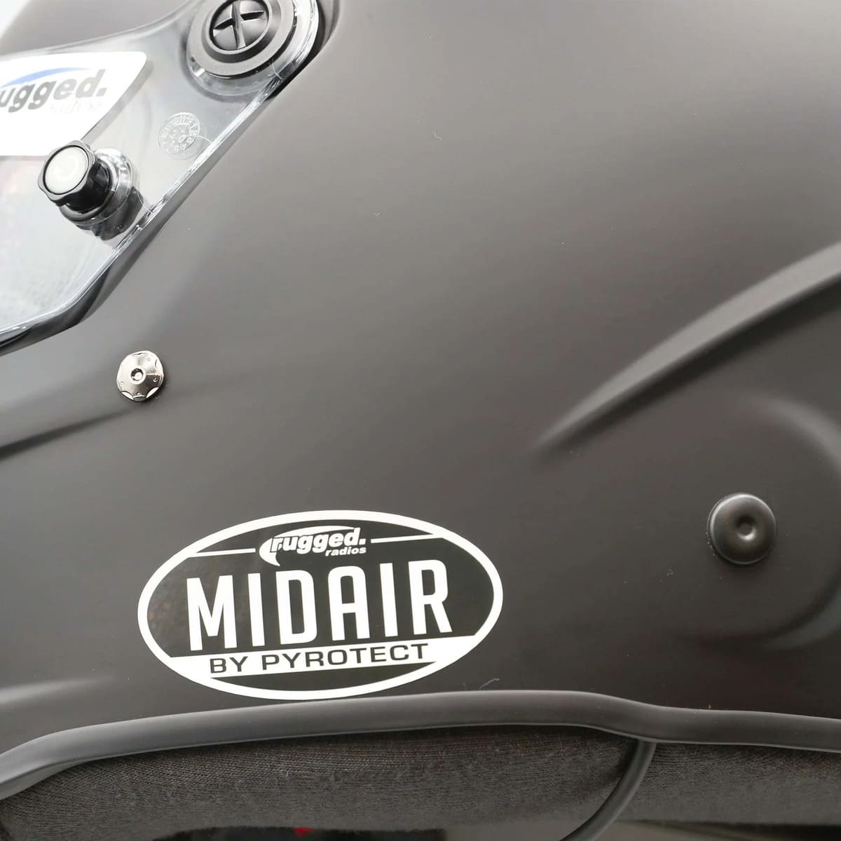 Rugged Radios Wired Offroad Pyrotect SA2025 Midair Race Helmet