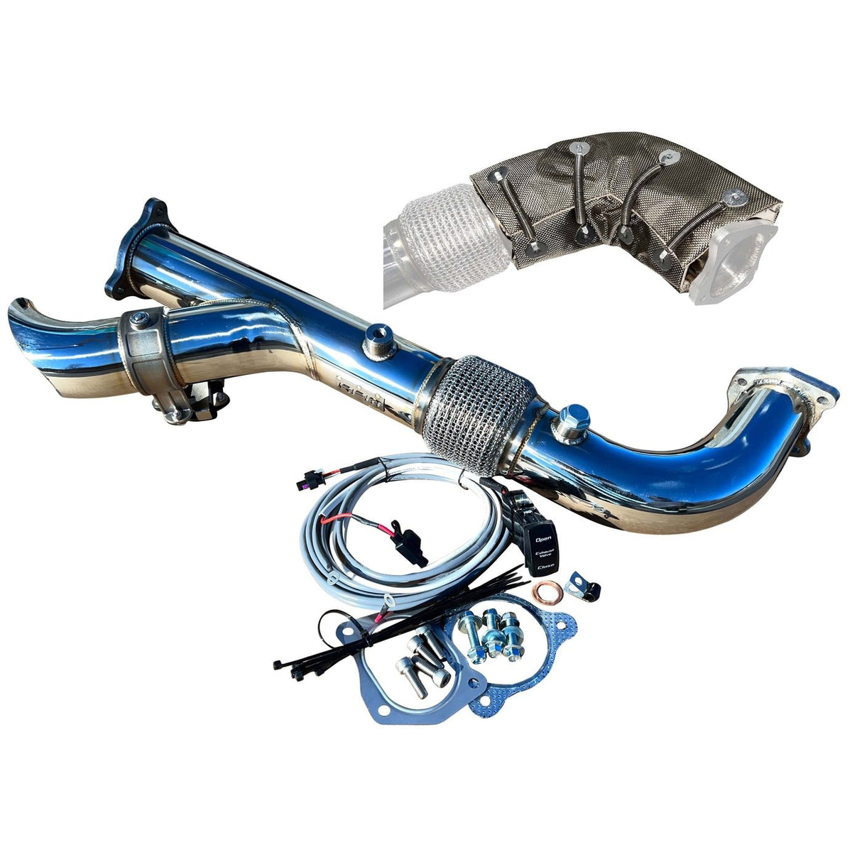 RPM Powersports Polaris RZR XPT/Turbo R/Pro XP 3" Electric Side Dump E-Valve Exhaust