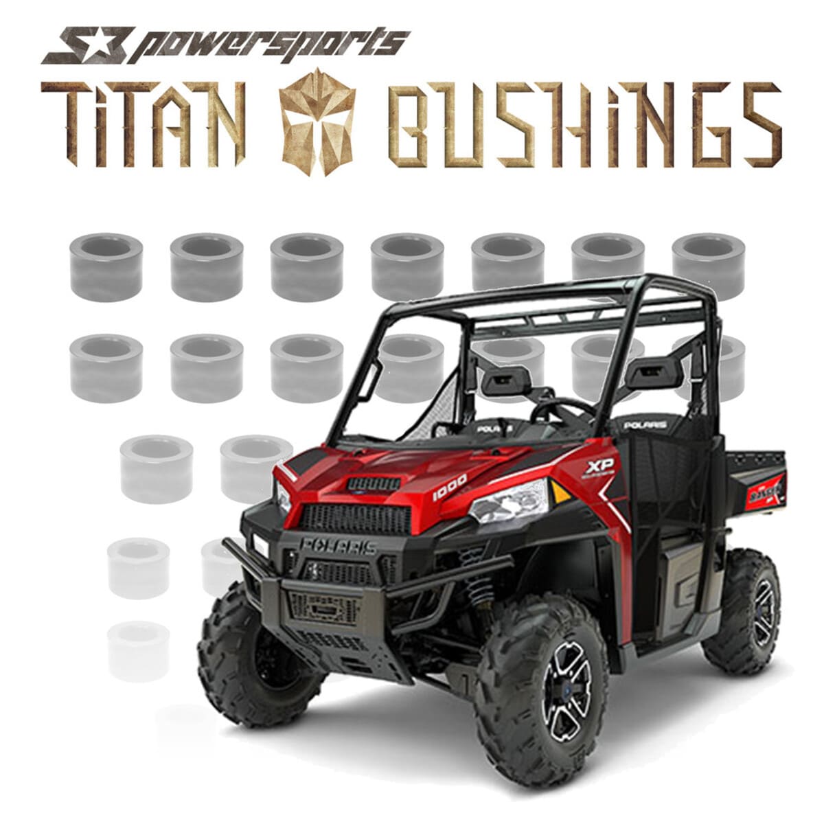 S3 Powersports '18+ Polaris Ranger XP 1000 Titan A-Arm Bushing Kits