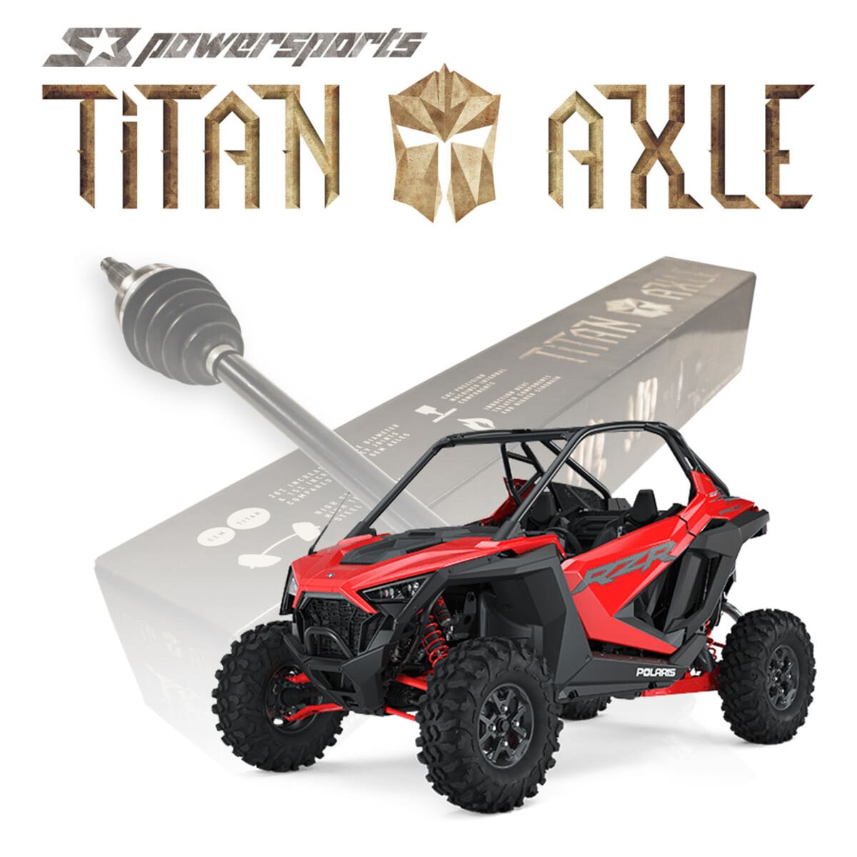 S3 Powersports '20+ Polaris RZR Pro XP Titan Axles