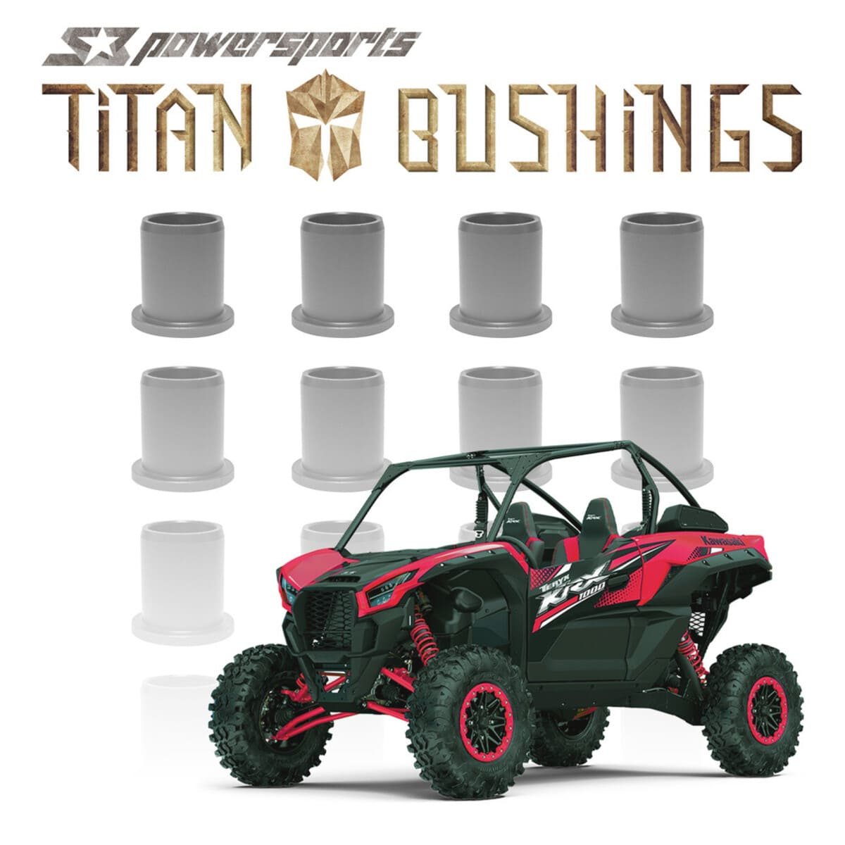 S3 Powersports Kawasaki Teryx KRX 1000 Titan A-Arm Bushing Kits