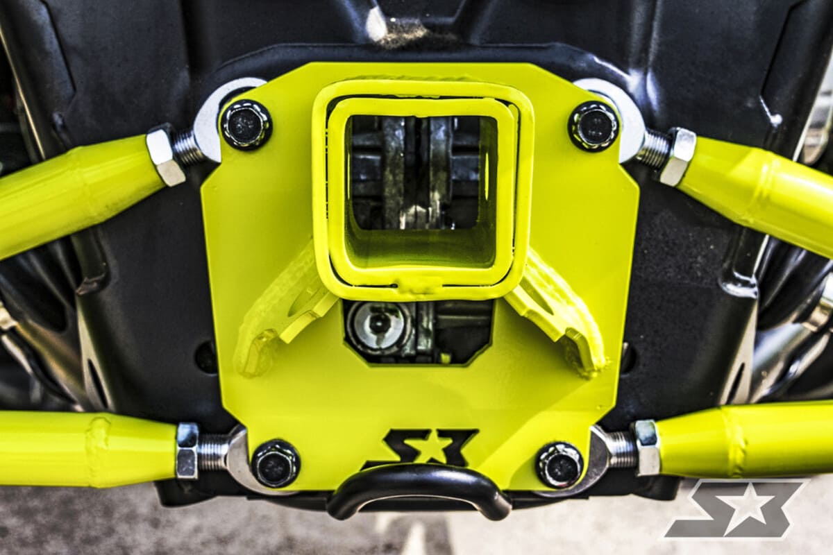 S3 Powersports Polaris RZR XP 1000 2" Hitch Receiver Plate