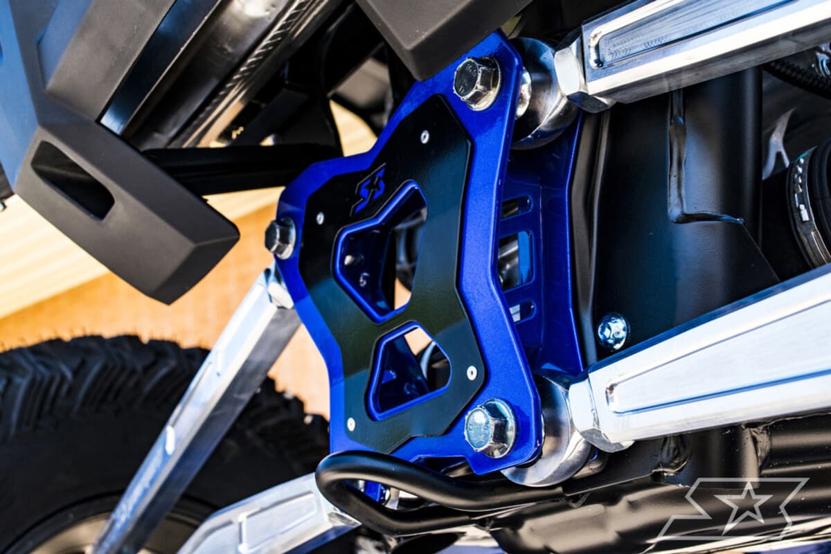 S3 Powersports Polaris RZR XP Turbo S Double Shear Radius Rod Plate