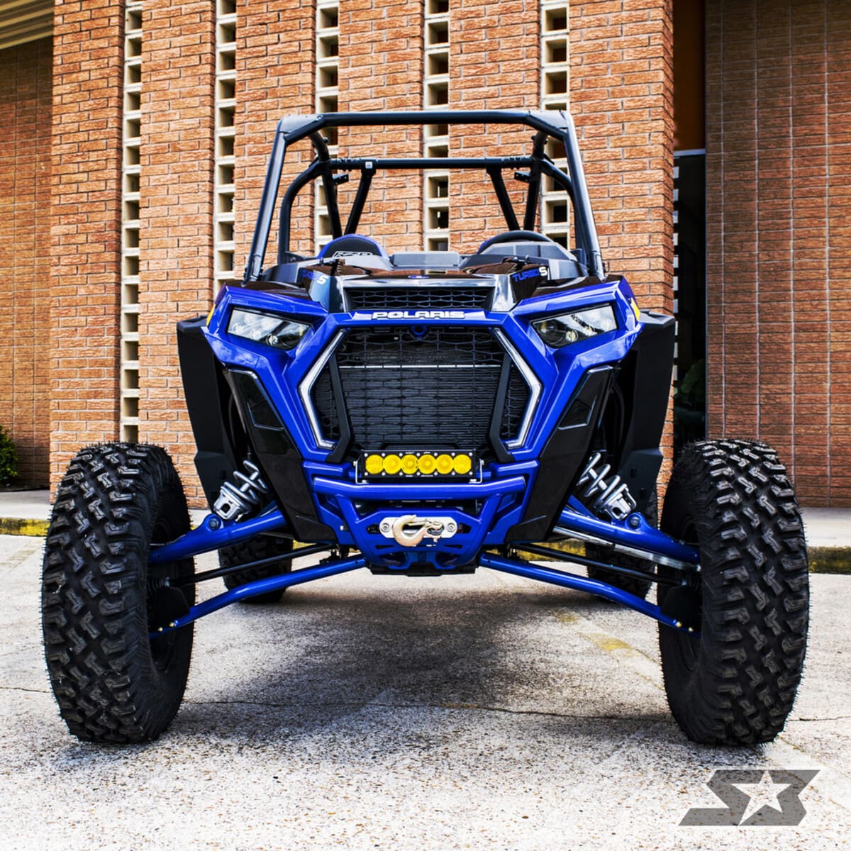 S3 Powersports Polaris RZR XP Turbo S Front Winch Bumper