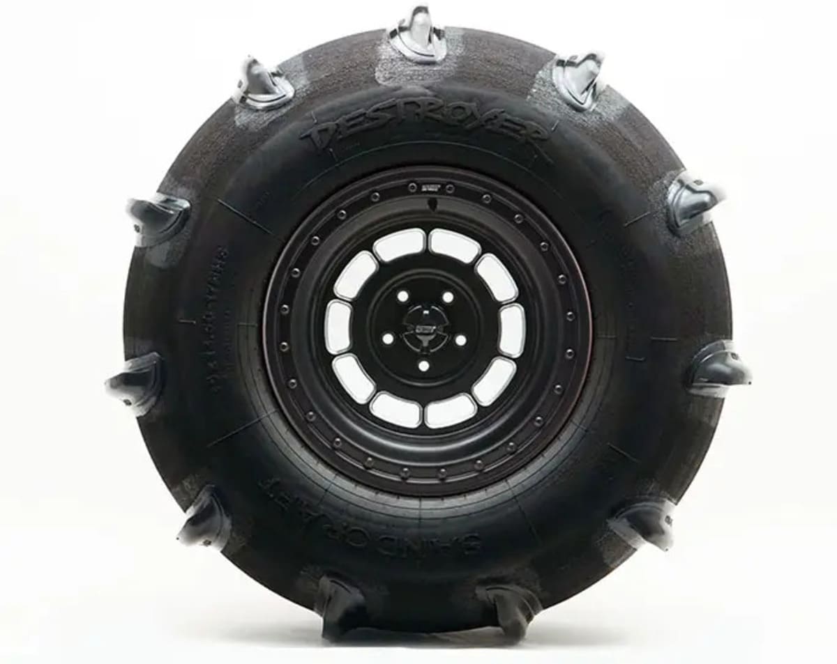 Sandcarft '25 Polaris DWT 17″ x 8″ Front 17″ x 11″ Rear Beadlock Wheels