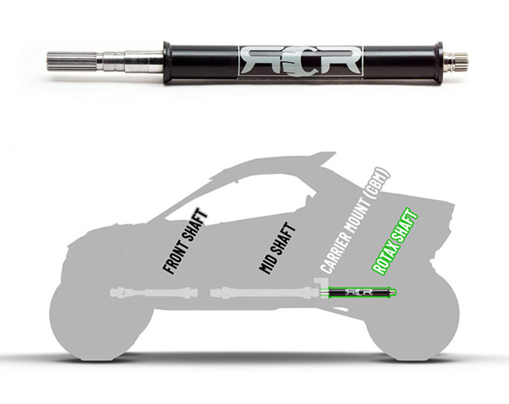 Sandcraft '24+ Can Am Maverick R Rotax Driveshaft - 2 Seat
