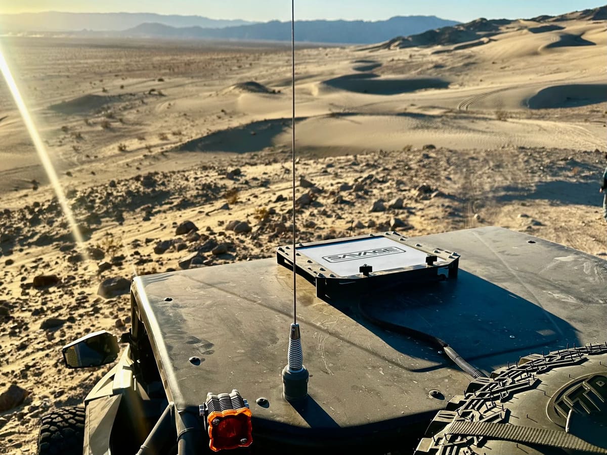 Savage UTV Starlink Mini Rooftop Permanent Mount