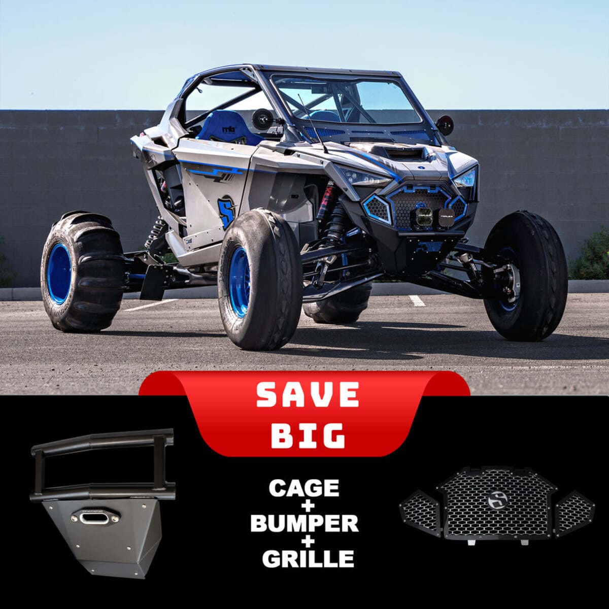 SDR '22-'24 Polaris RZR Pro R 2 Works Package Shorty Cage