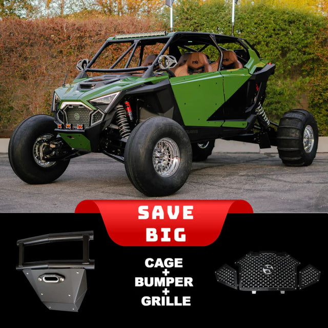 SDR '22-'24 Polaris RZR Pro R 4 Works Package Fastback Shorty Cage