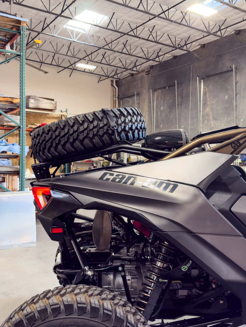 SDR '24+ Can-Am Maverick R Spare Tire Carrier