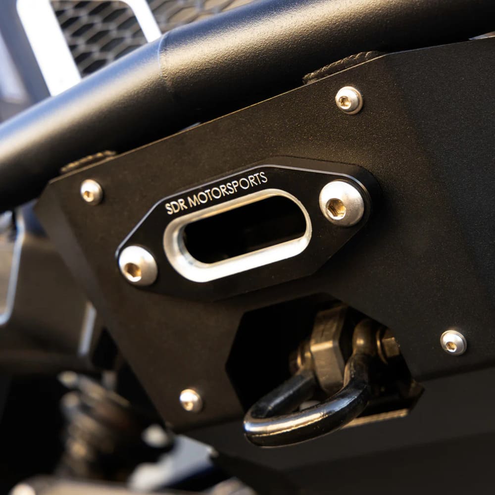 SDR Can-Am Maverick R Single Tube Front Bumper Winch Skid Plate