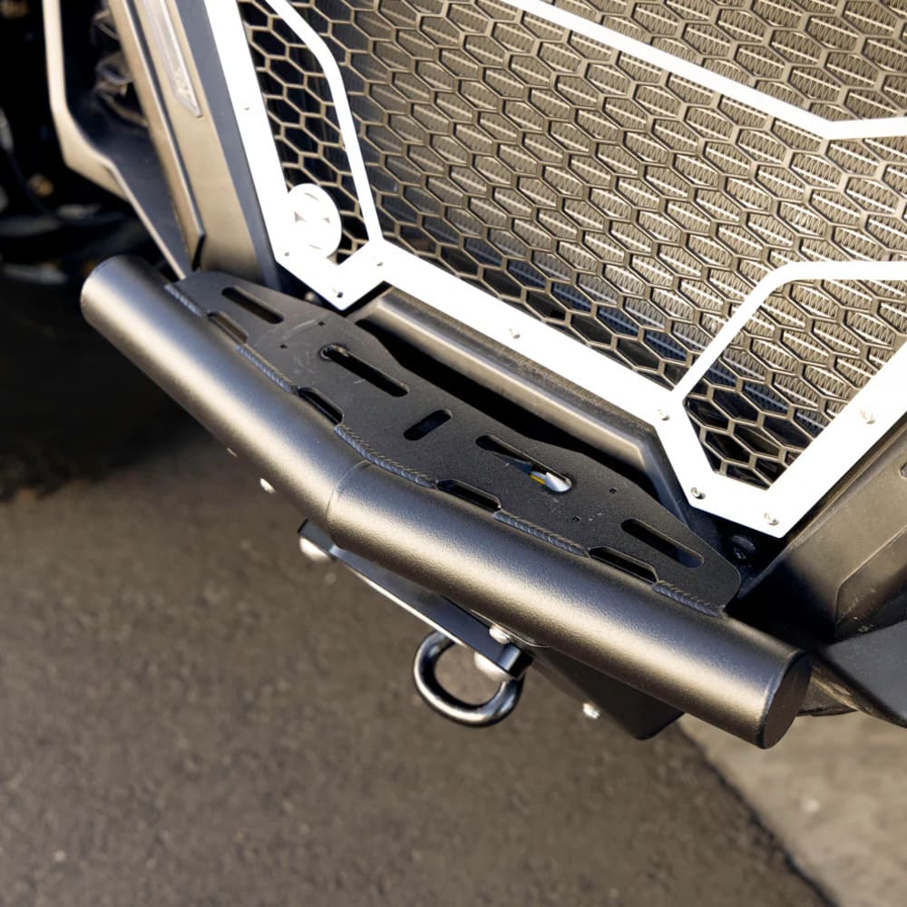 SDR Can-Am Maverick R Single Tube Front Bumper Winch Skid Plate