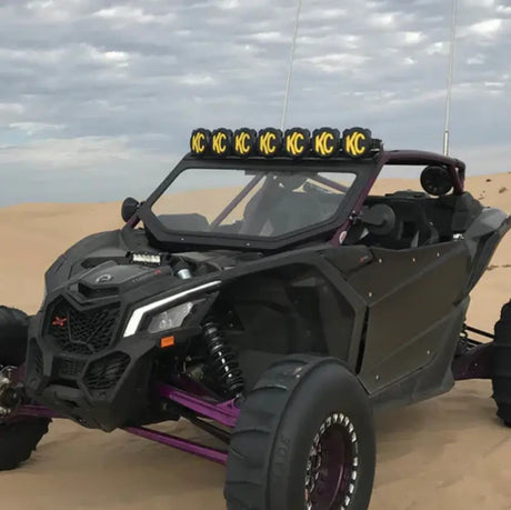 SDR Can-Am Maverick X3 2 Seat Windshield Frame w/ Auto Glass