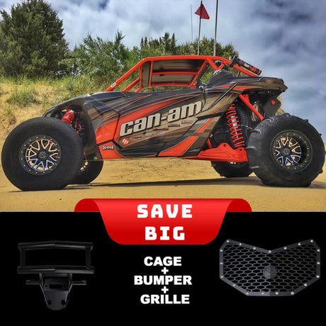 SDR Can-Am Maverick X3 Works Package Sport Shorty Cage