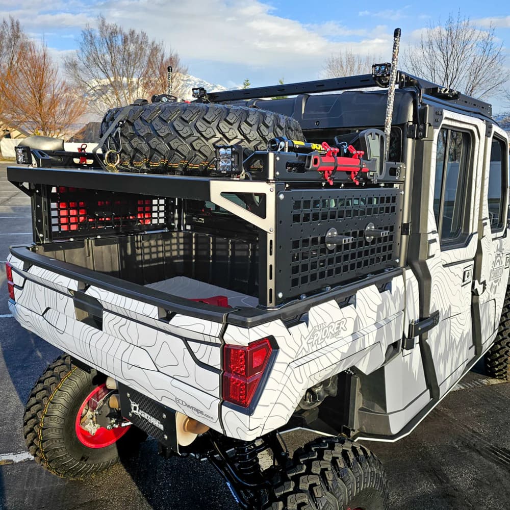 Poilaris Ranger Rear Rack SDR Polaris Ranger XP 1000 X-Plorer Series Bed Rack – Fueled UTV
